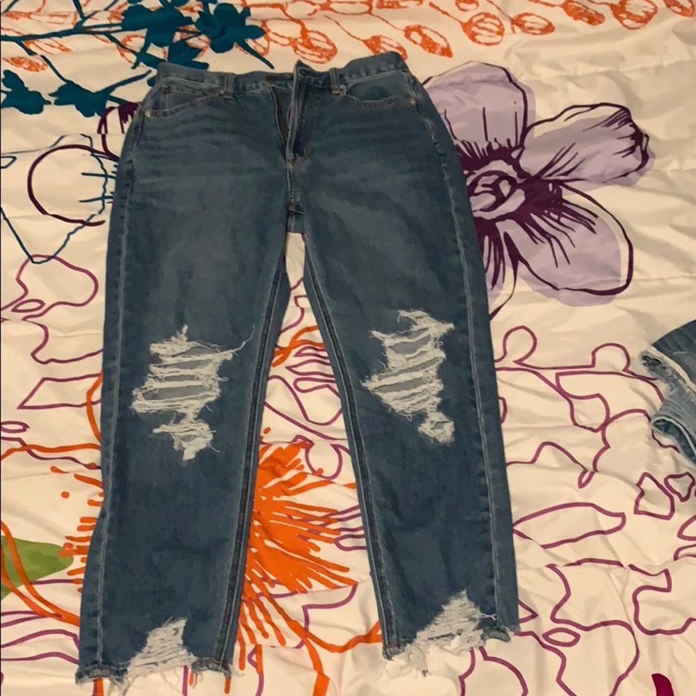 AE mom jeans